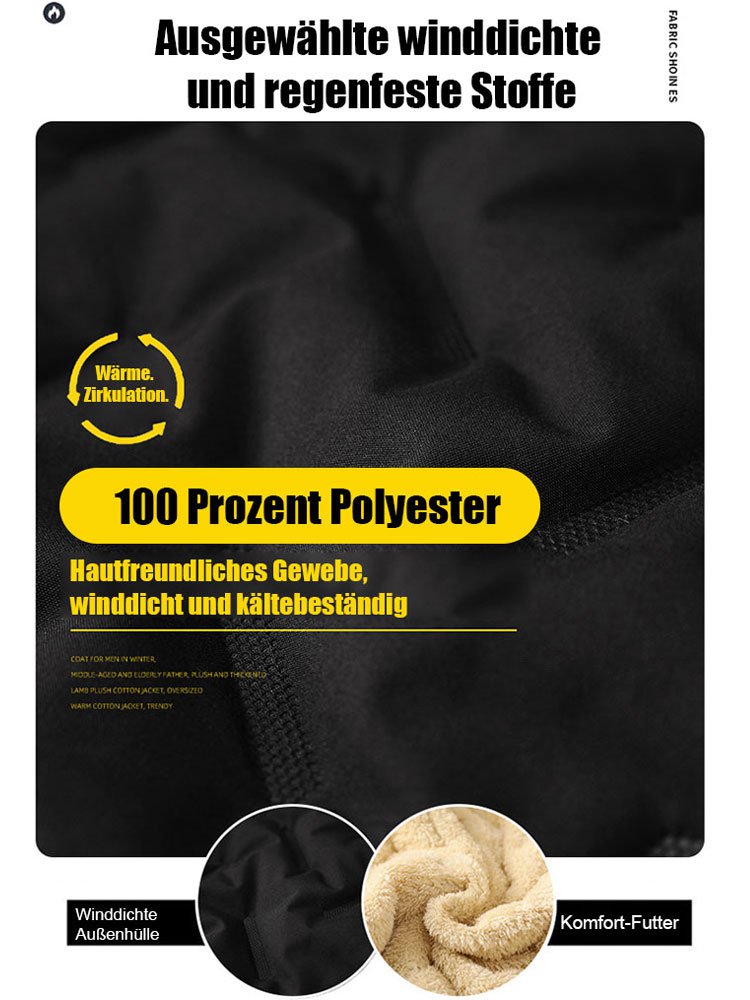 🔥🧥Doppellagige warme Lambswool-Daunenjacke - ✈️ Kostenlose Lieferung