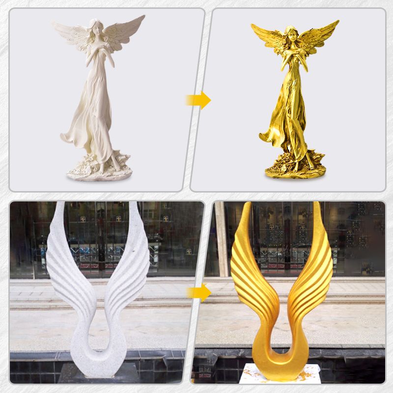 🔥🛡️Blattgoldfarbe auf Wasserbasis für Kunst, Malerei, Kunsthandwerk