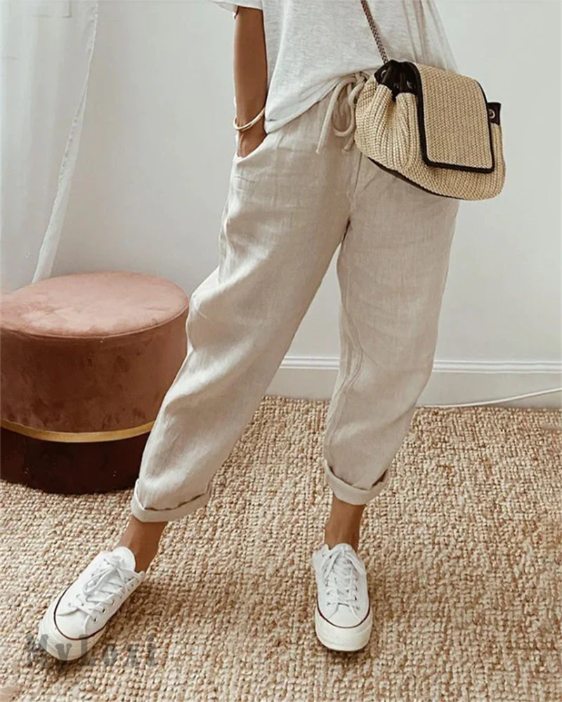 💕Last day promotion -49% OFF💕👗Casual cotton and linen pants for women