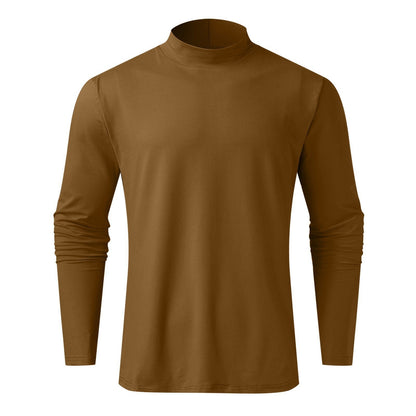 ⏳Begrenzte Zeit 50% Rabatt💥🎁【Geschenk-Empfehlung】Hochgeschlossenes Herren-T-Shirt mit langen Ärmeln und schmaler Passform