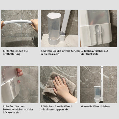 💦Einweg-Bürstenkopf-Toilettenbürstenset