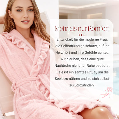 ⏳Zeitlich begrenztes Sonderangebot⏰Weicher flauschiger Bademantel 🧖♀️ – Hautfreundlicher Stoff, wohlige Wärme nach dem Duschen