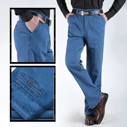 🔥Heiße Verkäufe - 49% RABATT👖🔥Jeans mit hoher Taille und geradem Schnitt für Herren