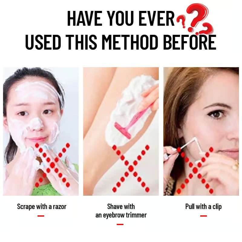 💥 BLITZANGEBOT 💕 Damen-Haarentferner fürs Gesicht