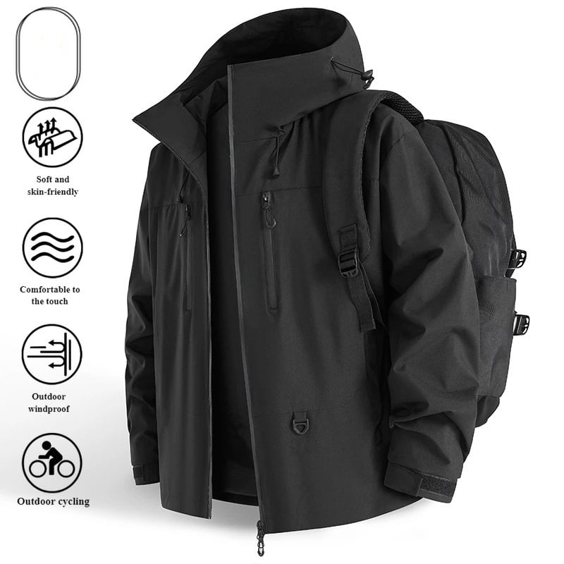 💎 50% RABATT! 💎 WeatherMaster Elite-Jacke – Wind- & Wasserdicht, Atmungsaktiv & Ideal für Outdoor und Stadt 🌧️🧥