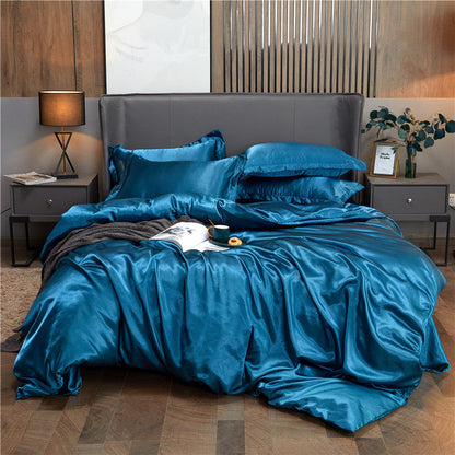 🎁Hot Sale 49% OFF⏳25 Momme Luxury Pure Mulberry Silk Bettwäsche Set von 4