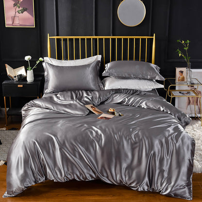🎁Hot Sale 49% OFF⏳25 Momme Luxury Pure Mulberry Silk Bettwäsche Set von 4