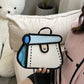 2D Cartoon Handtasche