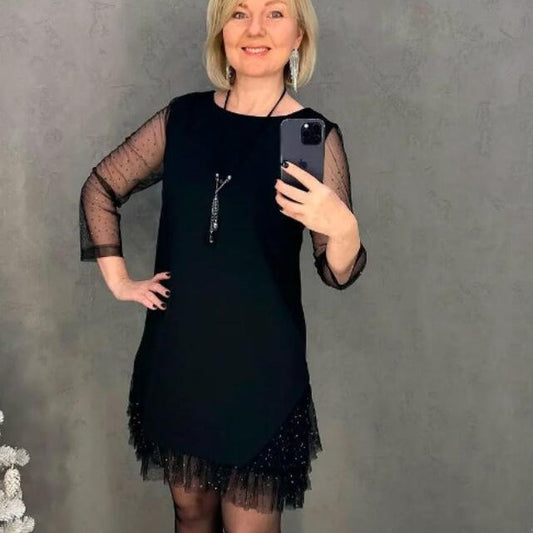 🎅Weihnachts-Specials💥Black-Short  Evening Dress