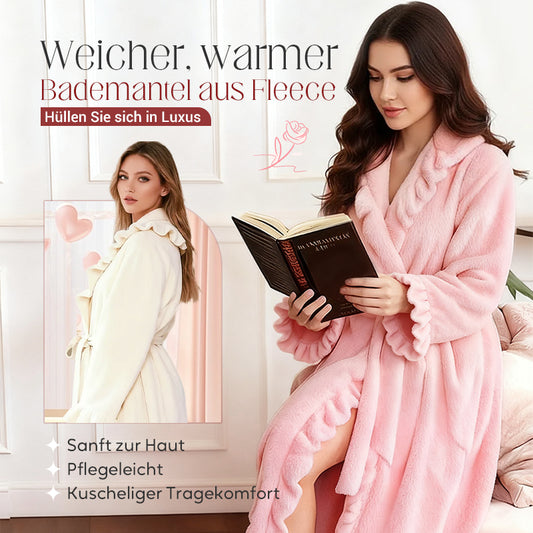 ⏳Zeitlich begrenztes Sonderangebot⏰Weicher flauschiger Bademantel 🧖♀️ – Hautfreundlicher Stoff, wohlige Wärme nach dem Duschen