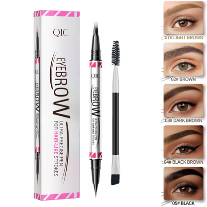 💜 AKTION AM LETZTEN TAG - 1 X KAUFEN, 1 X GRATIS💜Doppelendiger Augenbrauenstift