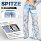 💃Sommermode vorwärts🌸🔥 Gespleißte Jeans mit Spitze
