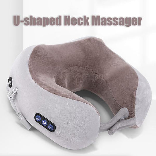 U-shaped Electric Hot Compress Massage Pillow