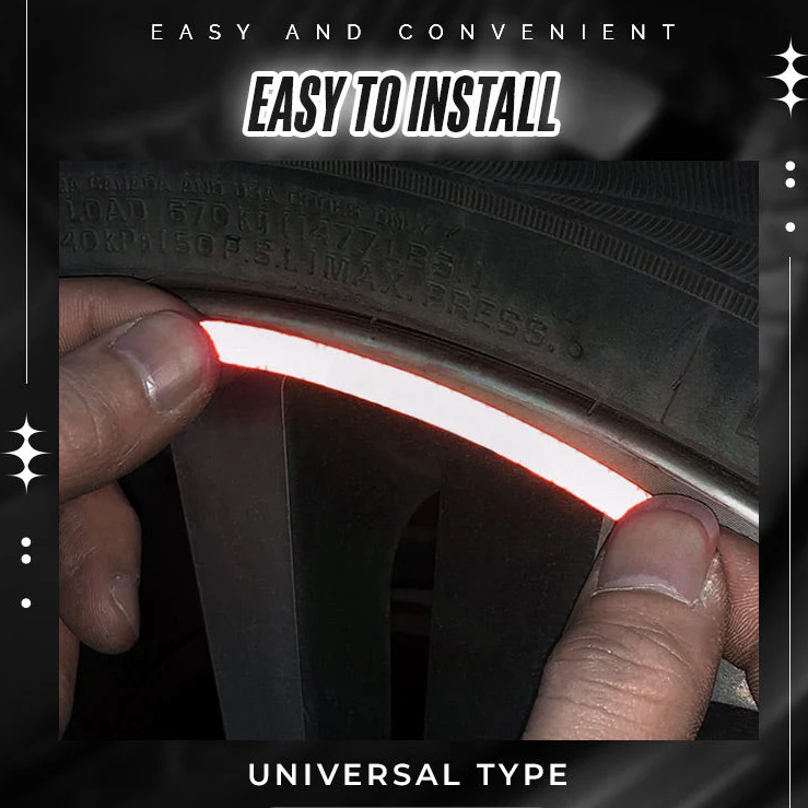 🔥Reflektierende Auto-Felgenaufkleber（Kaufen Sie 2 genug für das Vorderrad Kaufen Sie 4 für das ganze Auto）