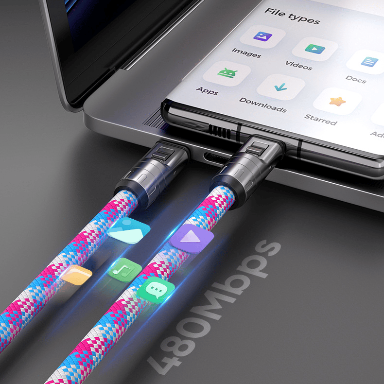 ⏰Kaufen Sie eins, bekommen Sie eins gratis!!🤳⚡C-zu-C-Ladekabel mit 240 W und tragbarem Armbanddesign