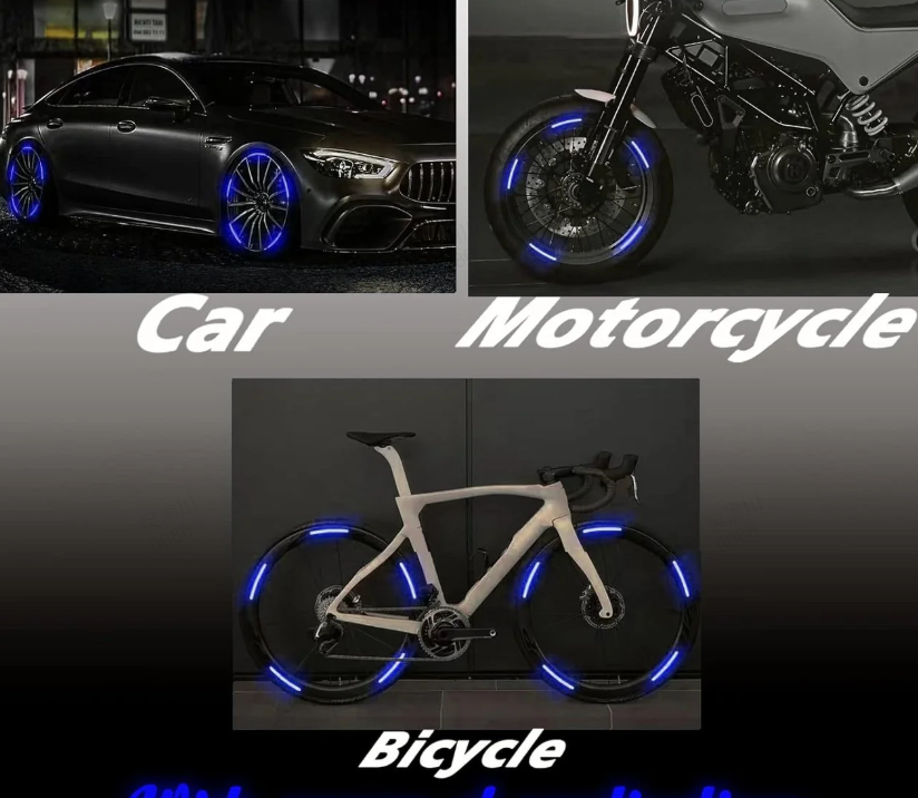 🔥Reflektierende Auto-Felgenaufkleber（Kaufen Sie 2 genug für das Vorderrad Kaufen Sie 4 für das ganze Auto）