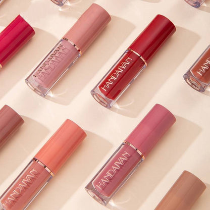 🛒 Kaufe 2, erhalte 1 gratis! 🎀 12-teiliges Lipgloss-Set im Buchformat – Schimmernde Farbtöne, feuchtigkeitsspendende Formel und handliches Mini-Design 💄