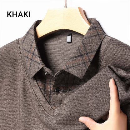 💖Langarm-Oberteil in Layering-Optik für Herren🧥✅