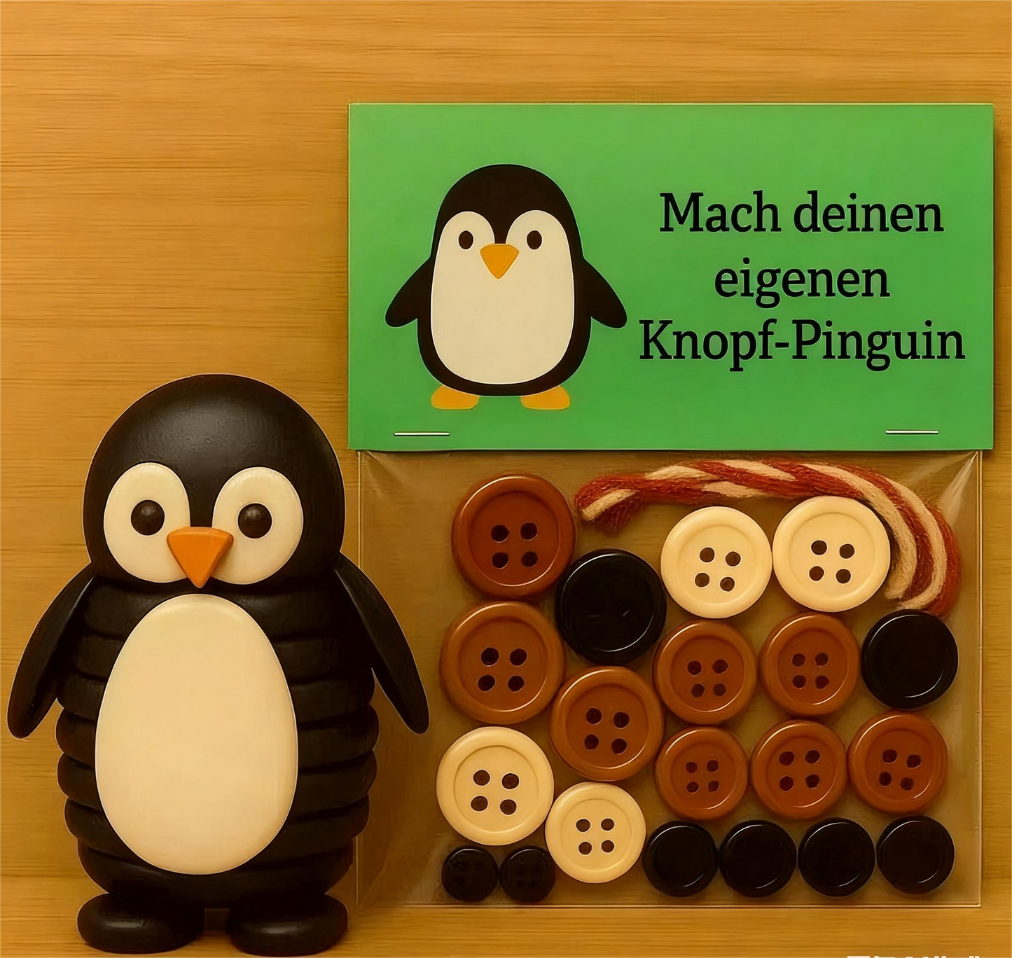 ⏰ Letzter Tag der Aktion: 50 % Rabatt ✨ Tierdekorationen zum Selbermachen mit Knöpfen