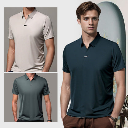 🎁Hot Sale 55% OFF⏳Men's Casual Revers Atmungsaktiv Knitterfrei T-shirt