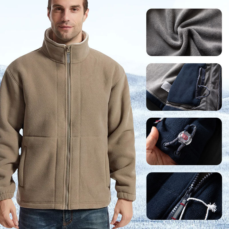 ⏳Saisonausverkauf 50 % Rabatt⏰Unisex-Jacke mit doppelter Fütterung