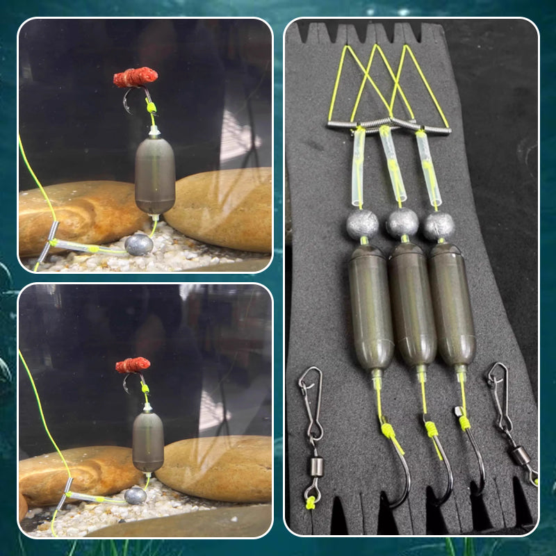 🔥Mehr Kaufen Mehr Sparen🔥🐟3 Haken Anti Drift Bottom Fishing Rig