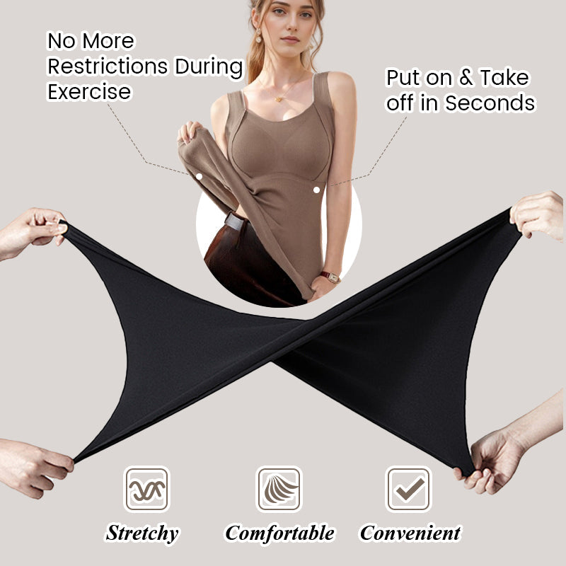 🎄2024 Neues Design🌟Dickes warmes Tank-Top mit Bügel-BH