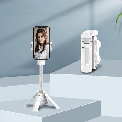 📱✨Ausziehbares Selfie Stick Stativ im Taschenformat mit abnehmbarer Fernbedienung