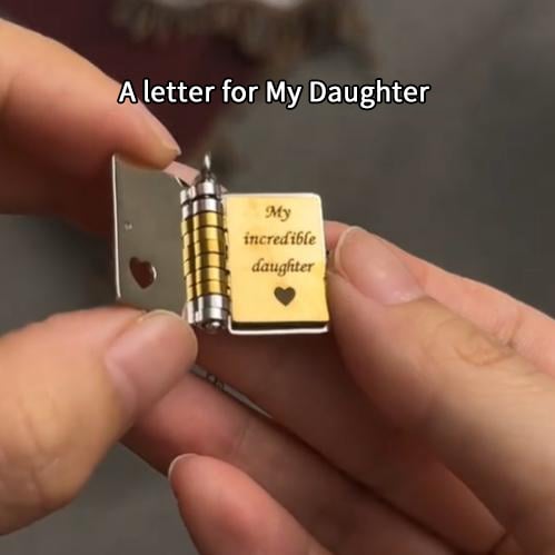 🔥🔥Mein kleines Sternchen-Buch-Halskette für meine Tochter, Geburtstagsgeschenk, Abschiedsgeschenk, Schmuck der Liebe