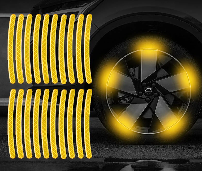 🔥Reflektierende Auto-Felgenaufkleber（Kaufen Sie 2 genug für das Vorderrad Kaufen Sie 4 für das ganze Auto）