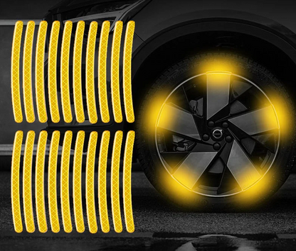 🔥Reflektierende Auto-Felgenaufkleber（Kaufen Sie 2 genug für das Vorderrad Kaufen Sie 4 für das ganze Auto）