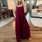 🥰Buy 2 Get 10% OFF🥰 Ärmelloser Jumpsuit für Damen mit weitem Bein und Taschen