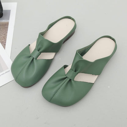 🎊2025 Sommerschlussverkauf👣Flache Pantoletten im Ausgeschnittenes Design