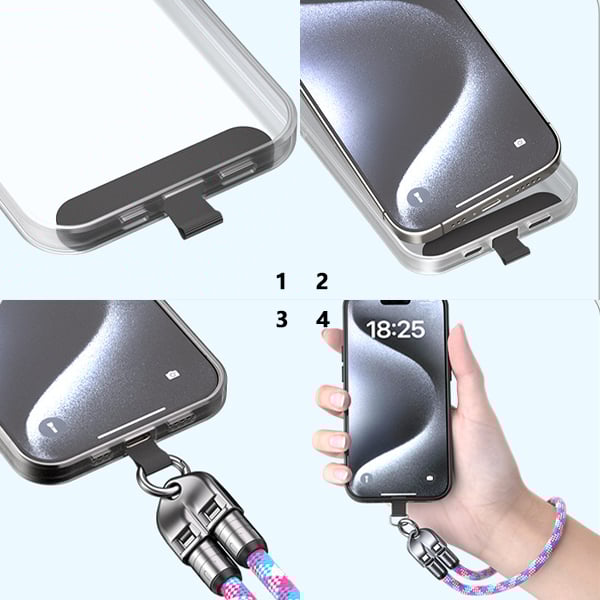 ⏰Kaufen Sie eins, bekommen Sie eins gratis!!🤳⚡C-zu-C-Ladekabel mit 240 W und tragbarem Armbanddesign