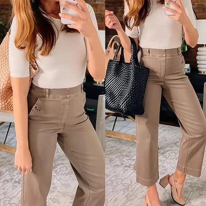 👖2025 HEISSER VERKAUF🔥Stretch-Twill-Shorts mit weitem Bein