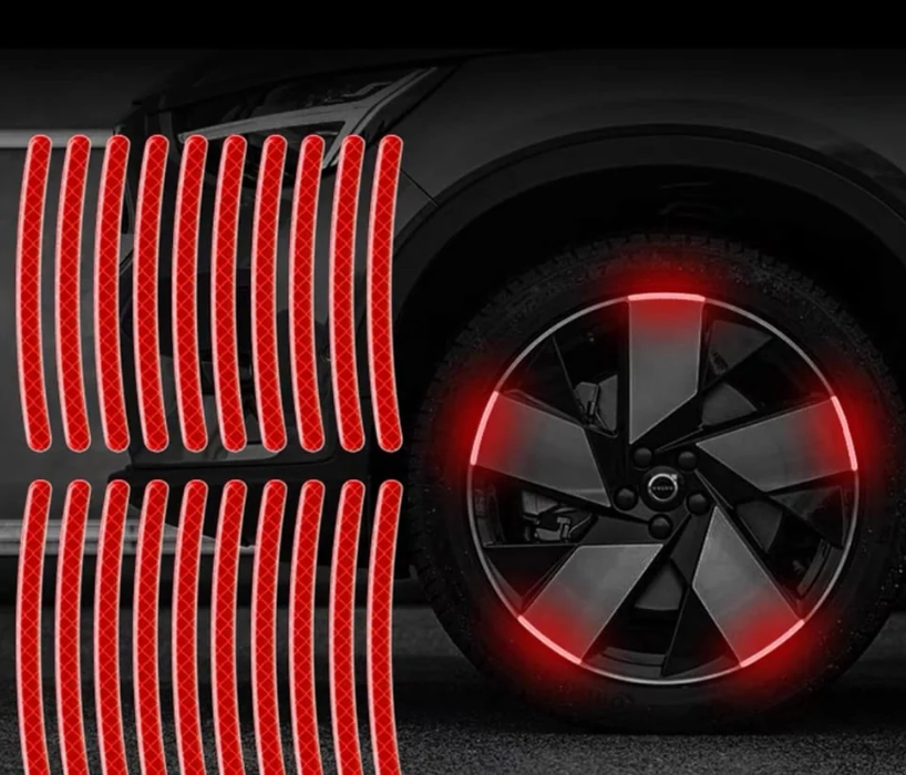 🔥Reflektierende Auto-Felgenaufkleber（Kaufen Sie 2 genug für das Vorderrad Kaufen Sie 4 für das ganze Auto）