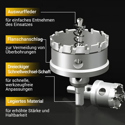 Zeitlich begrenztes Angebot | Jetzt bestellen und 50 % Rabatt sichern  Hartmetall-Lochfräser für Metall🔥