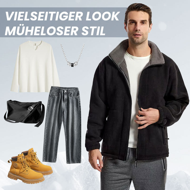 ⏳Saisonausverkauf 50 % Rabatt⏰Unisex-Jacke mit doppelter Fütterung