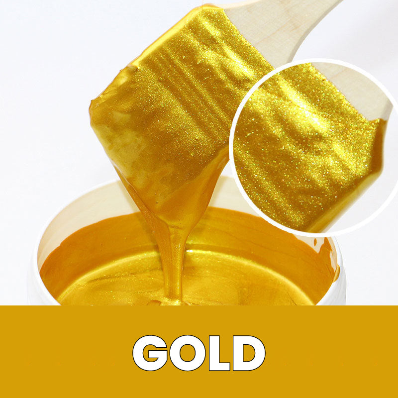 🔥🛡️Blattgoldfarbe auf Wasserbasis für Kunst, Malerei, Kunsthandwerk