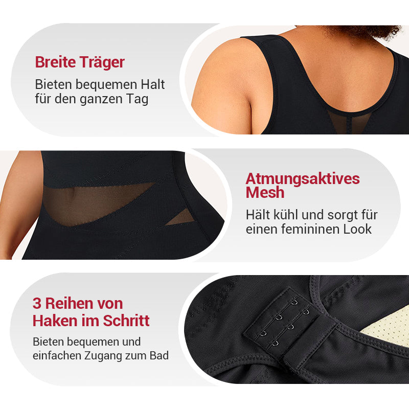 🔥Letzter Tag Spezial Preis €15.99!💕Leichter Mesh Bodysuit Shaper für Frauen💎
