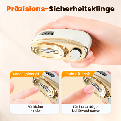 Elektrischer Nagelschneider 2-in-1 – Schneiden & Feilen mit integriertem Sicherheitsschutz ✂️