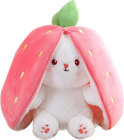 🔥🔥Ostergeschenke 🍓Erdbeerhäschen verwandelt sich in Häschen 🎀 Fruchtpuppe Plüschtier 🐰