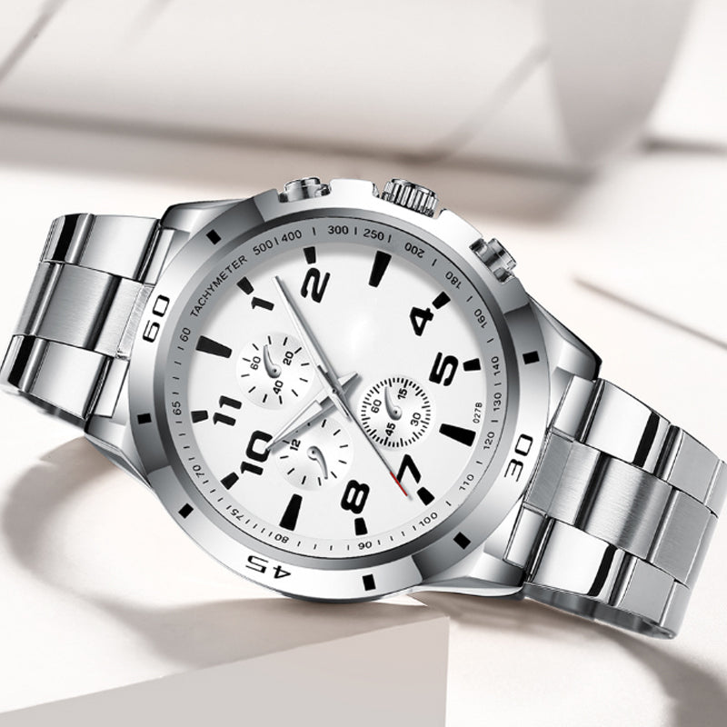 ✨2025 Brandneues Design - Heute mit 50% Rabatt kaufen!✨⌚Wasserdichte Quarzuhr mit Leuchtmasse