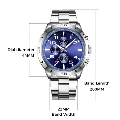 ✨2025 Brandneues Design - Heute mit 50% Rabatt kaufen!✨⌚Wasserdichte Quarzuhr mit Leuchtmasse