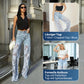 💃Sommermode vorwärts🌸🔥 Gespleißte Jeans mit Spitze