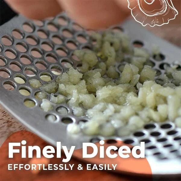 🔥HEISSER VERKAUF 50 % RABATT🎁🔥430 Edelstahlring-Knoblauchpresse👍Schneiden, würfeln und in feine Streifen hobeln – im Handumdrehen!