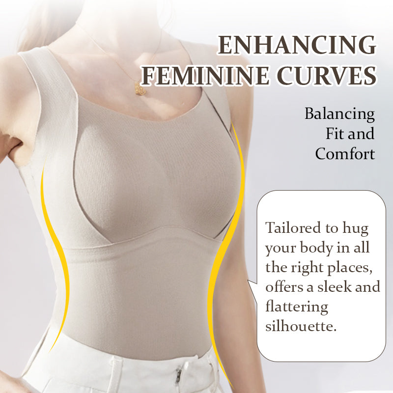 🎄2024 Neues Design🌟Dickes warmes Tank-Top mit Bügel-BH