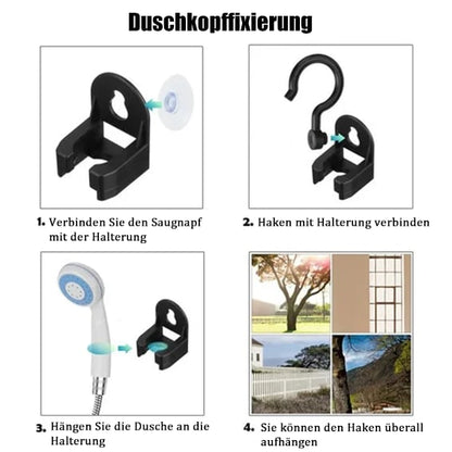 🚿 Frisch bleiben im Freien - 50% OFF - 🔥 Tragbare Campingdusche mit einstellbarem Durchfluss - für eine einfache und bequeme Reinigung im Freien!