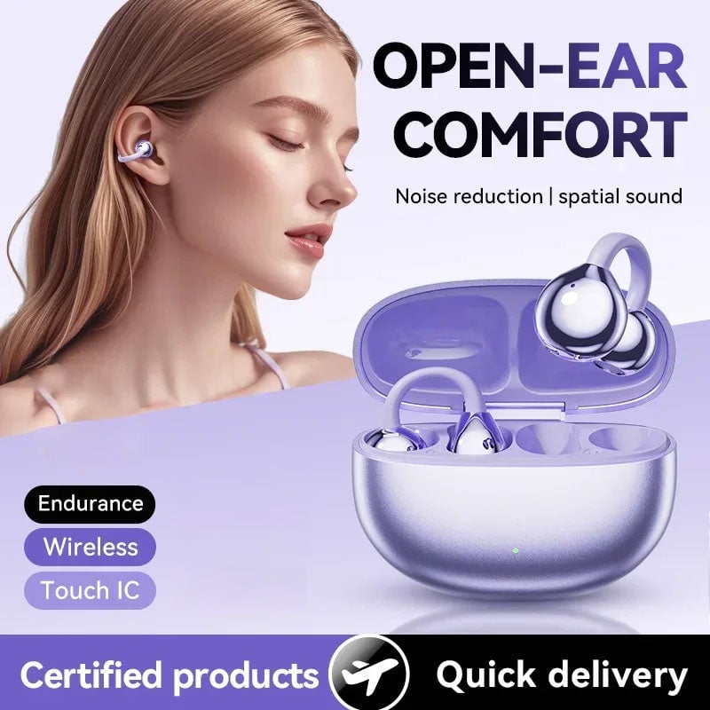 ✨2025 Neue Produkte Rabatt✨📲Ear Clip Bluetooth Kopfhörer-BUY 2 FREE SHIPPING NOW
