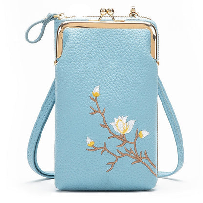 🔥2025 Heißer Verkauf 50% RABATT🔥👜Damen-Sling-Cross-Body-Geldbörse mit Handyhalterung